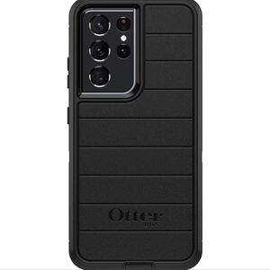 OTTERBOX Defender Pro s21 Ultra Rugged Heavy Duty Black Case Holster & Belt Clip